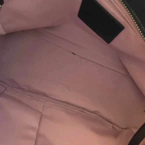 Coach Black Leather Pleated Tote with Adjustable Straps - Picture 5 of 8